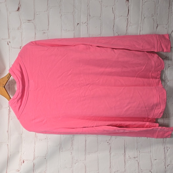 Vineyard Vines Funnel Neck Oversized Sweatshirt Pink Womens Size S - Picture 9 of 13
